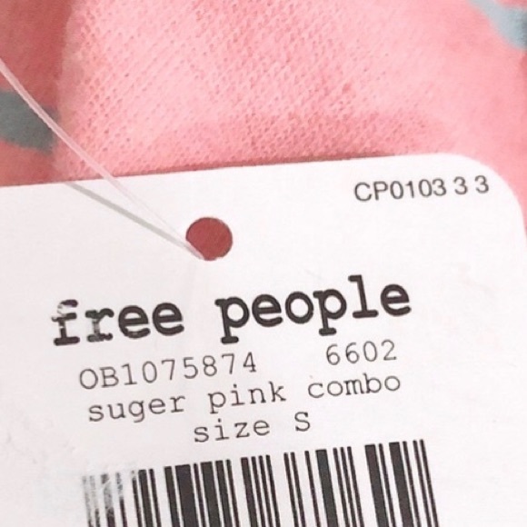 FP Movement Faded Pink Striped Tank Top Size M NWT - Picture 10 of 12